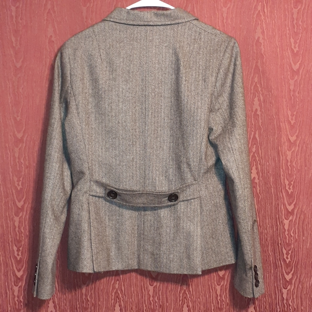 BANANA REPUBLIC 2 PIECE 67% WOOL SKIRT SET BUSINESS/DINNER/CHURCH WOMEN'S - Picture 2 of 16
